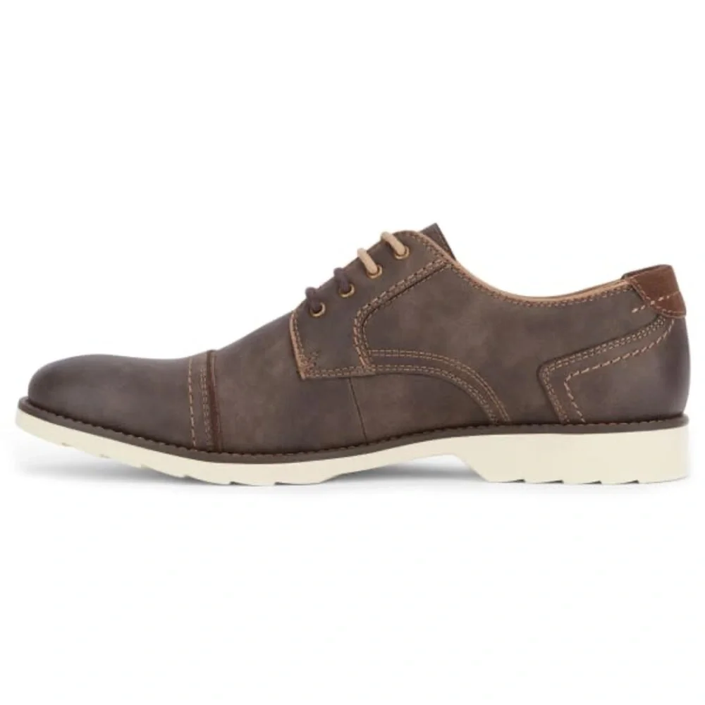 NEW!! Men’s Dockers Murray Lace Up Oxford Shoes Dark Brown Size 8M